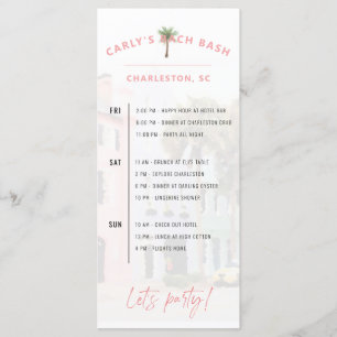 Charleston Bach Weekend Itinerary Programm