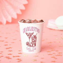 Charleston-Bacheloretter-Wochenende Pappbecher