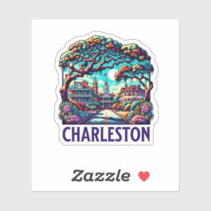 Charleston City South Carolina USA Aufkleber