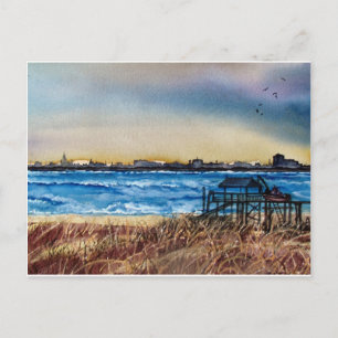 Charleston Coastline Postkarte