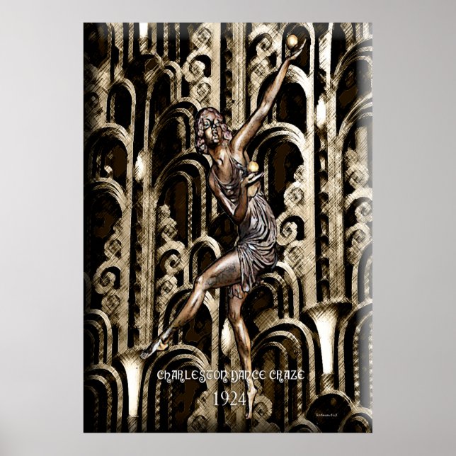 Charleston Dance Craze Poster (Vorne)