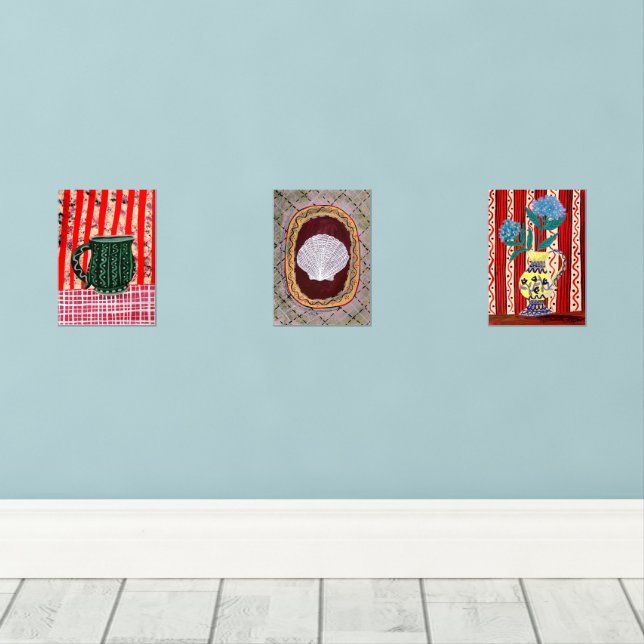 Charleston Farmhouse Triptych Prints (Parquet)