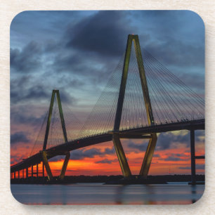 Charleston Fire like Sunset Getränkeuntersetzer