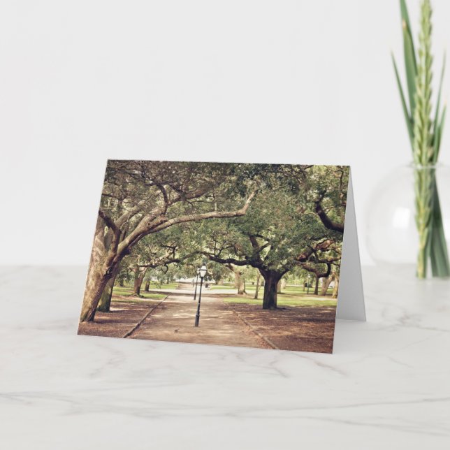 Charleston Gardens Grußkarte Dankeskarte (Vorderseite)