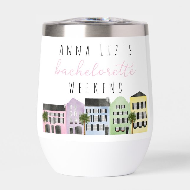 Charleston Junggeselinnen-Abschied Weekend Favor (Vorderseite)