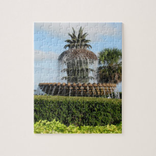 Charleston Sc-Ananas-Brunnen-Puzzlespiel