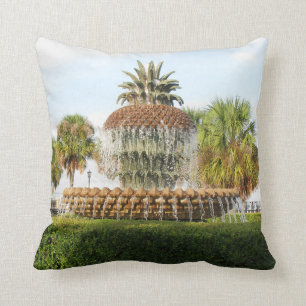 Charleston Sc-Ananas-Brunnen, Ufergegend-Park Kissen