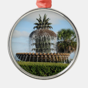 Charleston Sc-Ananas-Brunnen-Verzierung Ornament Aus Metall
