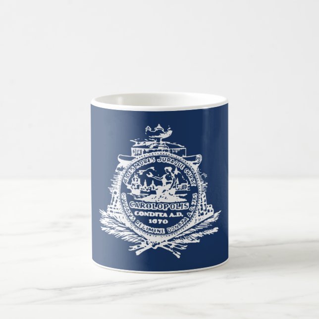 Charleston, SC Flag Kaffeetasse (Mittel)