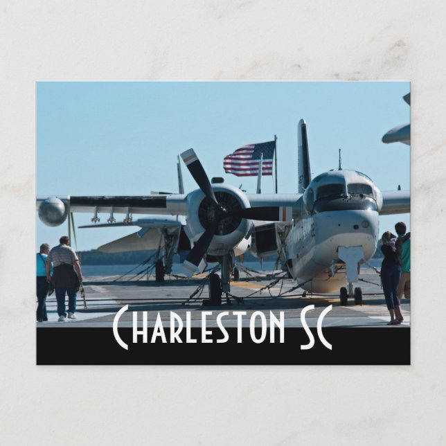 Charleston SC Postkarte (Vorderseite)