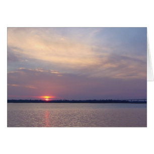 Charleston SC Sunset ~ Psalms 113:3 Grußkarte