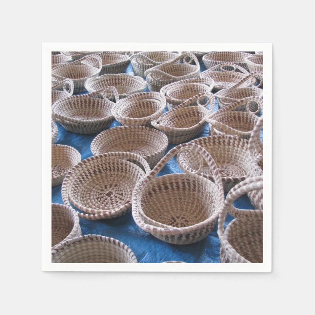 Charleston SC Sweetgrass Baskets Serviette (Vorderseite)