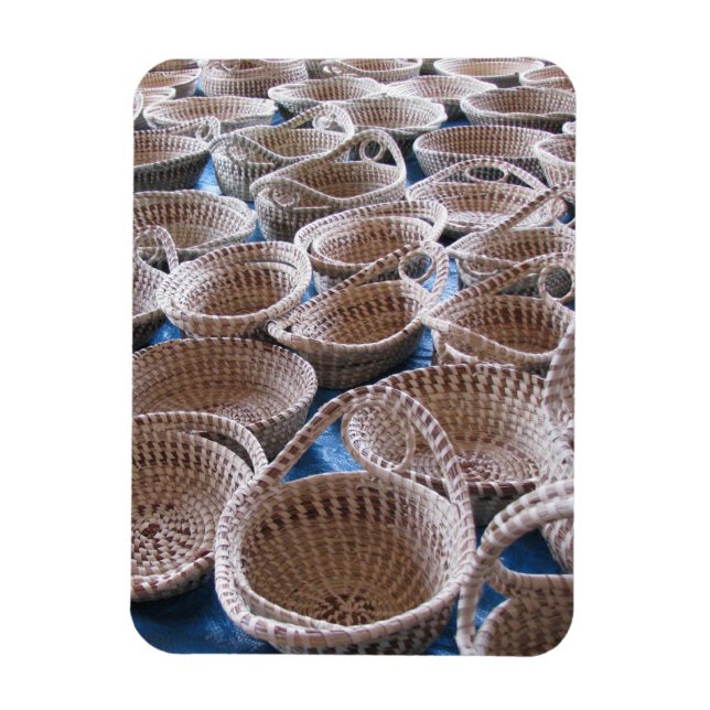 Charleston SC Sweetgrass Paniers Magnet (Vertical)