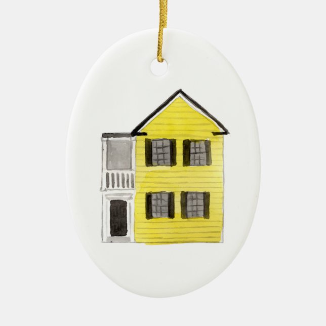 Charleston Single House Ornament (Vorne)