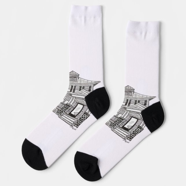 Charleston Socken (Linkes Detail)