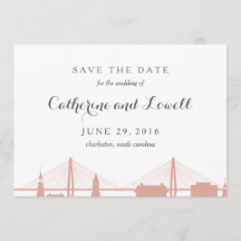 Charleston South Carolina Blush Save the Date
