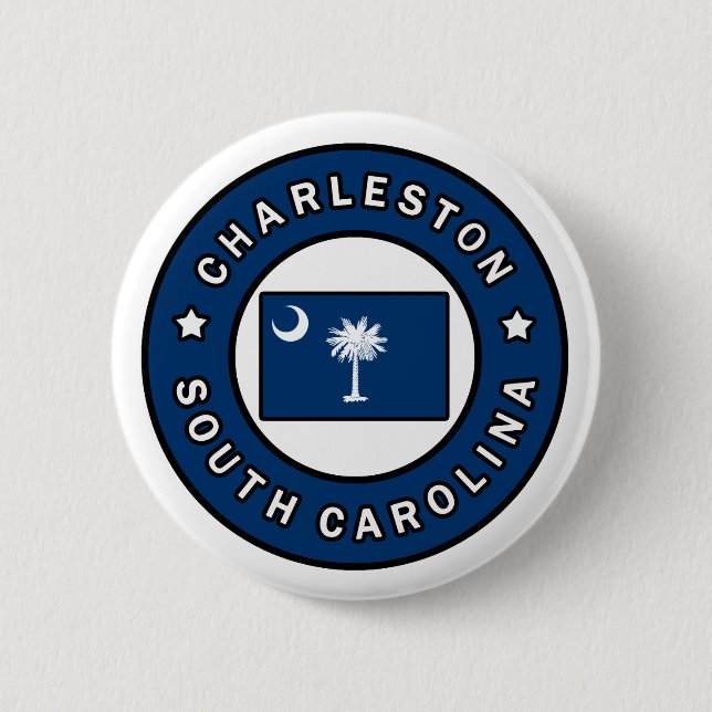 Charleston South Carolina Button (Vorderseite)