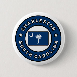 Charleston South Carolina Button