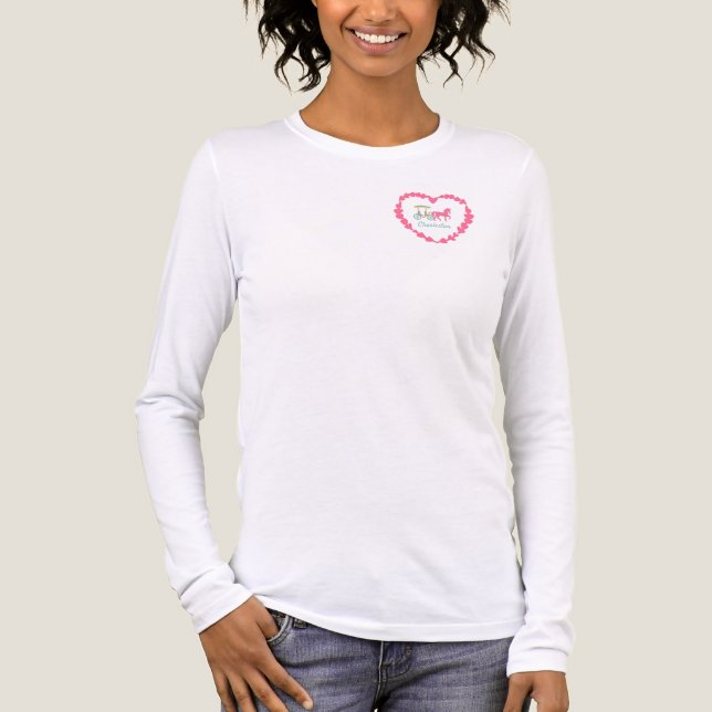 Charleston South Carolina Gezeichnet Beförderung Tri-Blend Shirt (Vorderseite)