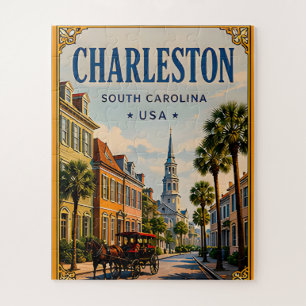 🏛️ Charleston South Carolina Historisch Retro
