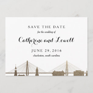 Charleston South Carolina Imitate Gold Save the Da Save The Date