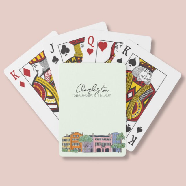 Charleston, South Carolina Liebhaber der Hochzeit Spielkarten (Von Creator hochgeladen)