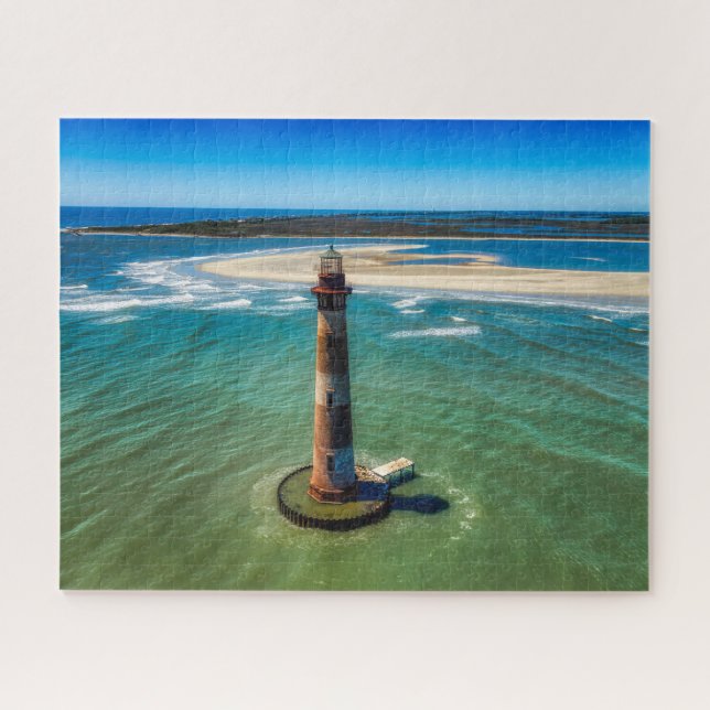 Charleston South Carolina Morris Island Leuchtturm (Horizontal)