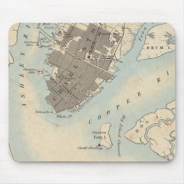 Charleston, South Carolina Mousepad (Vorne)