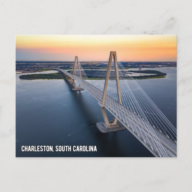 Charleston, South Carolina Postkarte (Vorderseite)