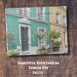 Charleston South Carolina Rainbow Row Puzzle<br><div class="desc">Dieses Rätsel der Charleston, Rainbow Row ist so eine lustige Zeit. Siegel es und nutzen Sie es als eine einzigartige Möglichkeit, um Ihrer Wohngestaltung eine persönliche Touch hinzuzufügen" oder als nachdenkliches Geschenk für Liebhaber von Charleston's historischer Schönheit! Der Text "Charleston, SC" und "Rainbow Row" kann personalisiert sein, um ihn zu...</div>