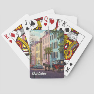 Charleston South Carolina Reise Spielkarten