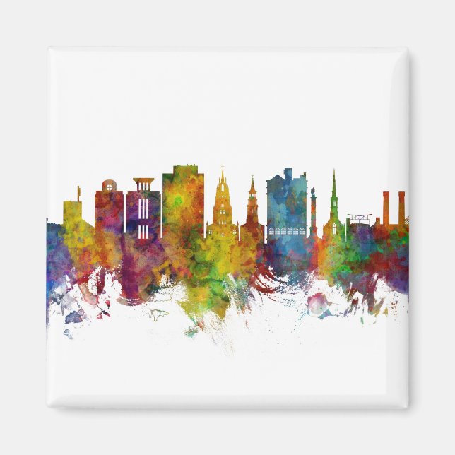 Charleston South Carolina Skyline Magnet (Vorne)