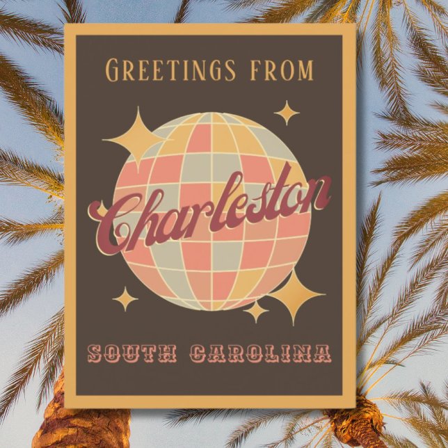 Charleston South Carolina USA Vintage Postkarte (Von Creator hochgeladen)