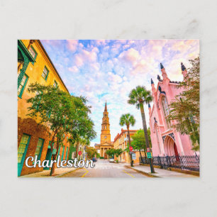 Charleston, South Carolina, Vereinigte Staaten Postkarte