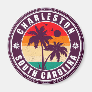 Charleston South Carolina - Vintager 60er Souvenir Magnet