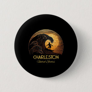 Charleston Vereinigte Staaten Surfen Surfboard Button