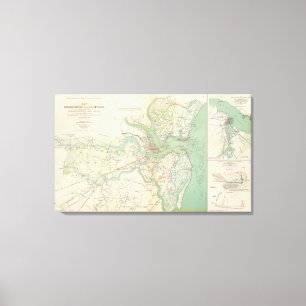 Charleston, Verteidigung Leinwanddruck