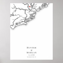Charleston Wedding Elegante Karte Gästebuchplakat
