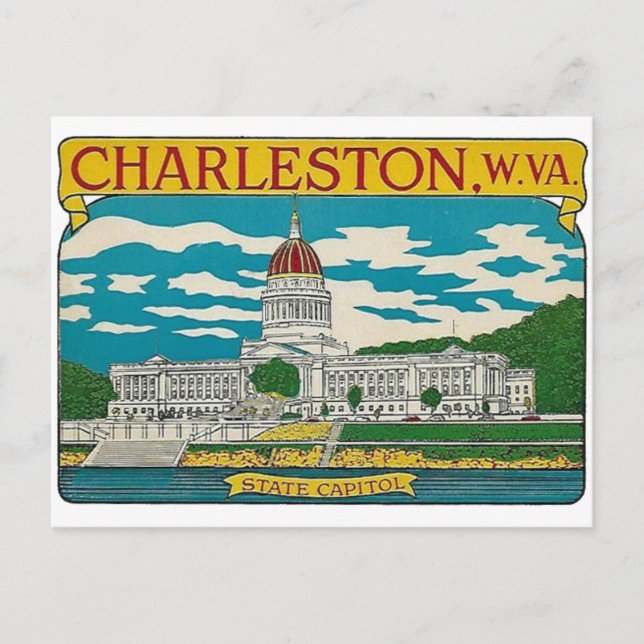 Charleston, West Virginia Postcard Postkarte (Vorderseite)