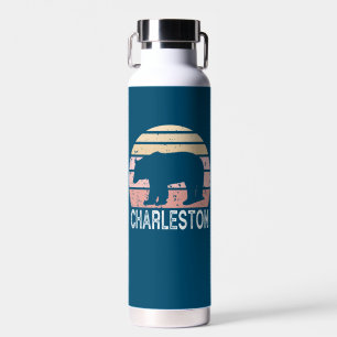 Charleston West Virginia Retro Bär Trinkflasche