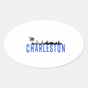 CHARLESTON WONDERFUL OVALER AUFKLEBER