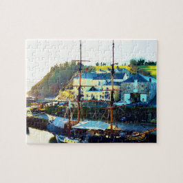 Charlestown Hafen Cornwall England