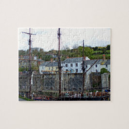 Charlestown Hafen Cornwall England
