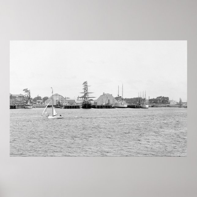 Charlestown Navy Yard: 1900 Poster (Vorne)