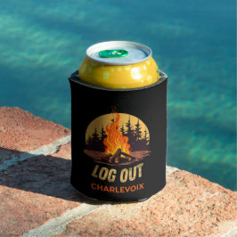 Charlevoix Michigan Lagerfeuer Dosenkühler