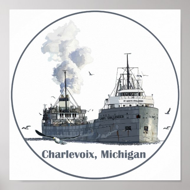 Charlevoix, Michigan Poster (Vorne)