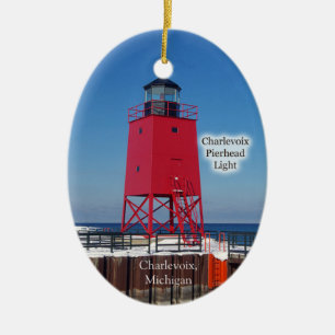 Charlevoix Pierhead helle Verzierung Keramik Ornament