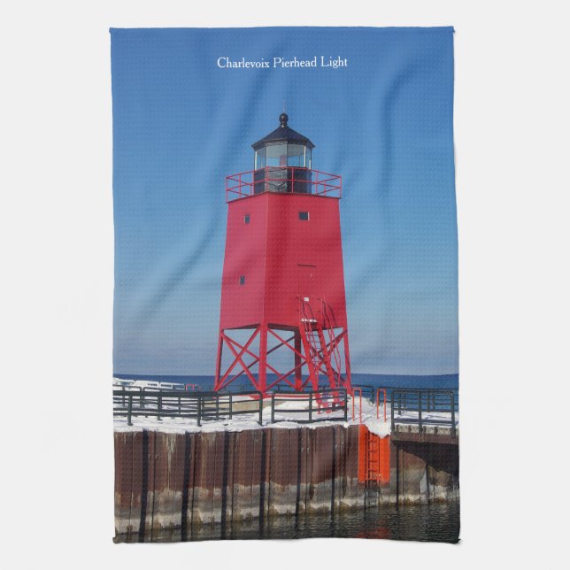 Charlevoix Pierhead Küchentücher (Vertikal)