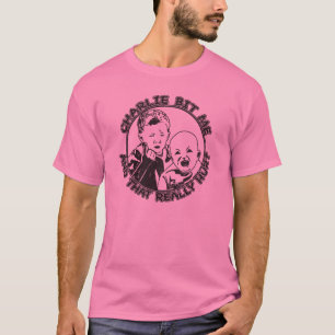 Charlie biss mich (heller T - Shirt) T-Shirt