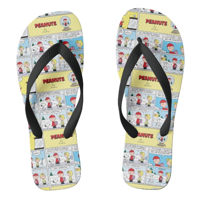 Charlie Brown | Schneekugel Flip Flops (Fußbett)